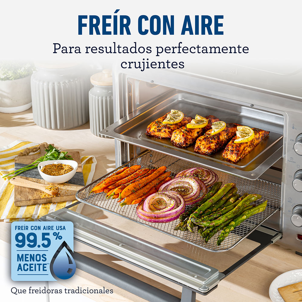 Horno Oster® de 35L con freidora de aire TSSTTVLS35 - Oster Perú